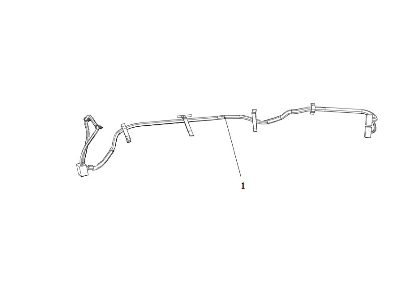 Shacman X5000 Electrical-Additional Wiring Harness-X3F-BCM-Multimedia Display Screen