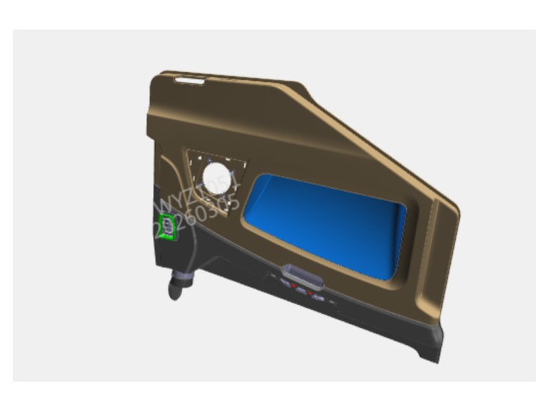 Shacman X5000 Left Door Inner Guard Assembly (Electric)