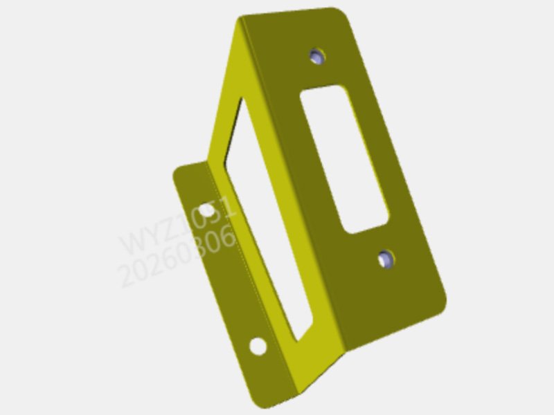 Shacman X5000 Left Front Fender Bracket Assembly