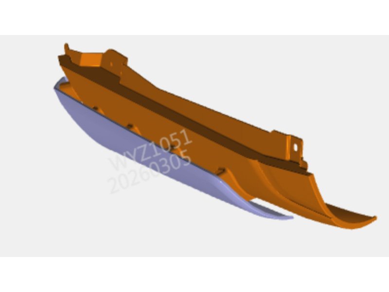 Shacman X5000 Left Spoiler Angle Plate Assembly