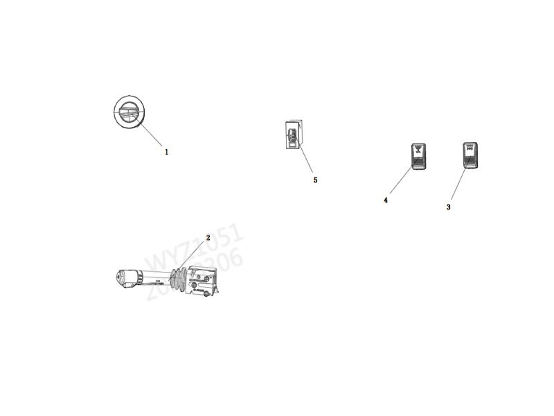 Shacman X5000 Light Combination Switch
