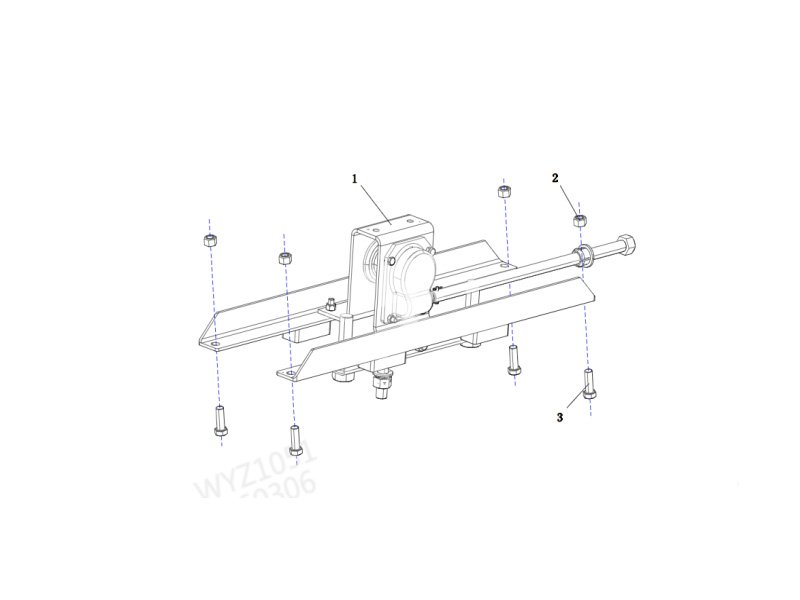 Shacman X5000 Spare Wheel Rack