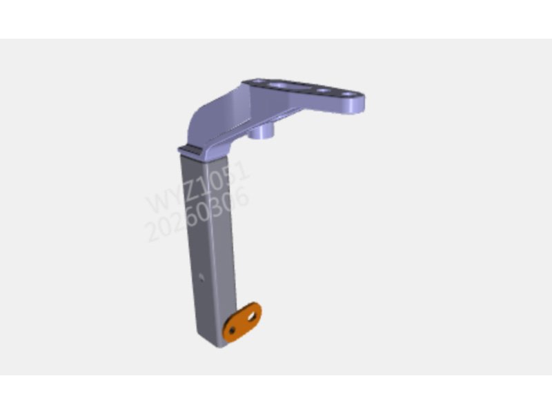Shacman X5000 Step Left Bracket Welding Assembly