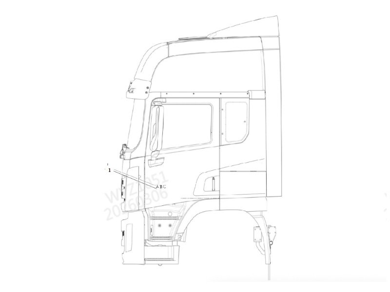 Shacman X5000 Vehicle Type Letter