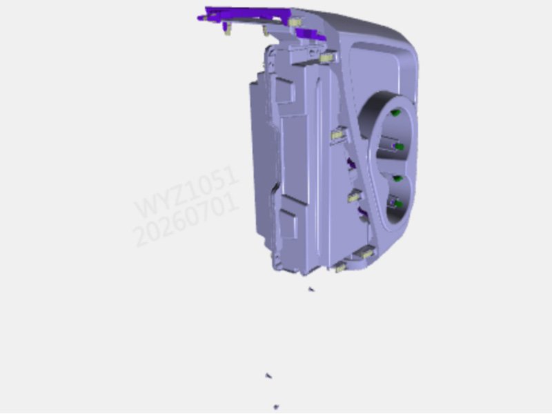 Shacman H3000 Auxiliary Instrument Panel Assembly