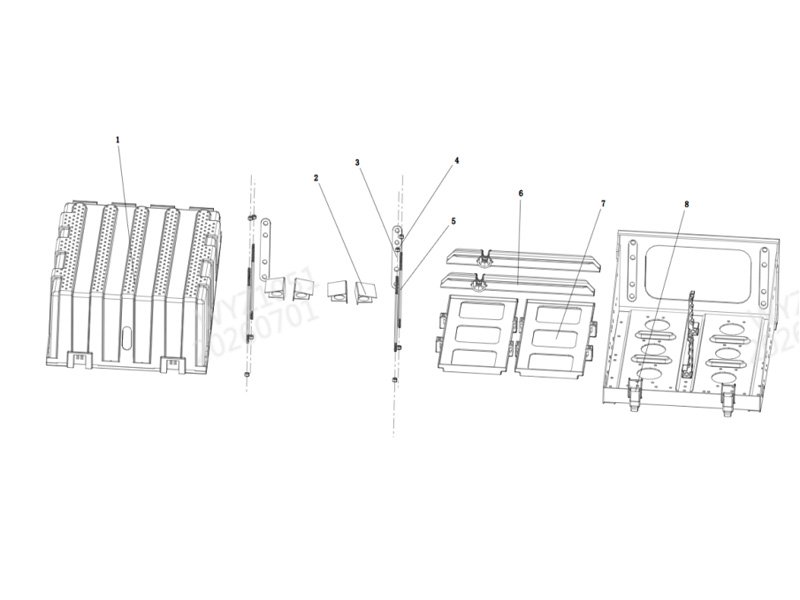 Shacman H3000 Battery Box