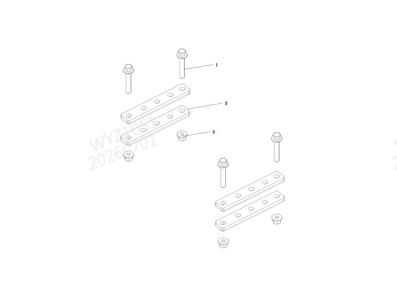 Shacman H3000 Battery Fixation
