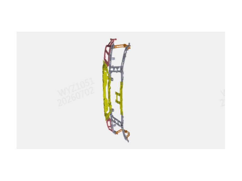 Shacman H3000 Bumper Frame Assembly