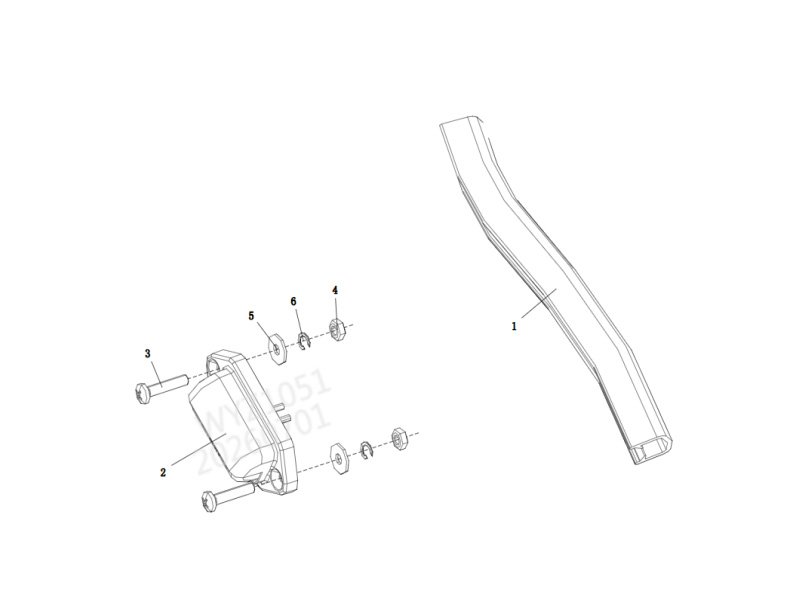Shacman H3000 Chassis Rear Lamp Assembly