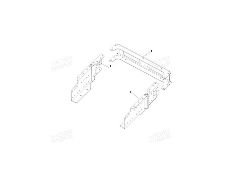 Shacman H3000 Front Accessories Of Frame