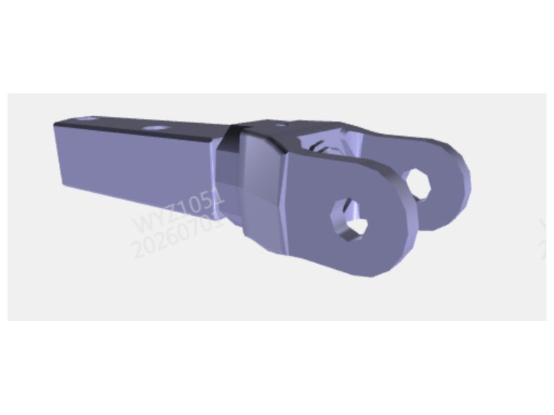 Shacman H3000 Front Axle Absorber Bracket Subassembly