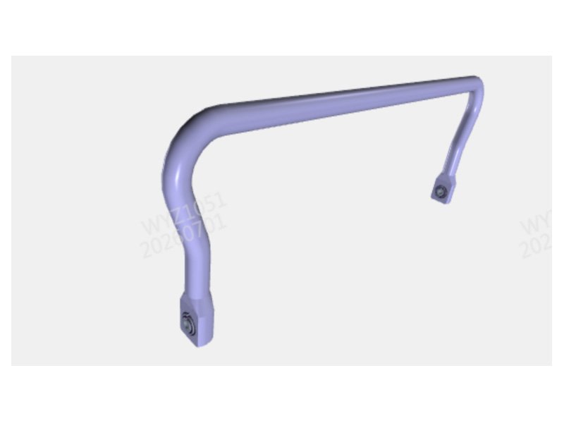 Shacman H3000 Front Stabilizer Bar Assembly