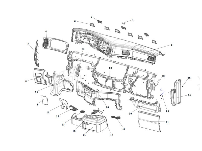 Shacman H3000 Harness Slot