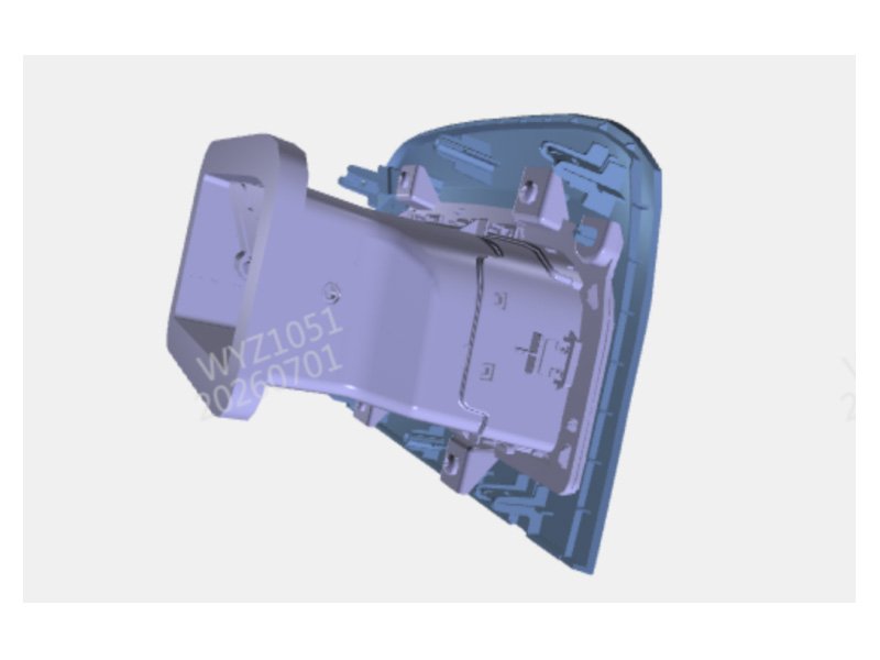 Shacman H3000 Right Air Duct Panel Assembly-Driver'S Side