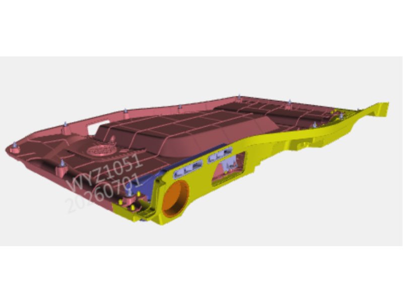Shacman H3000 Right Door Inner Protect Panel Assembly