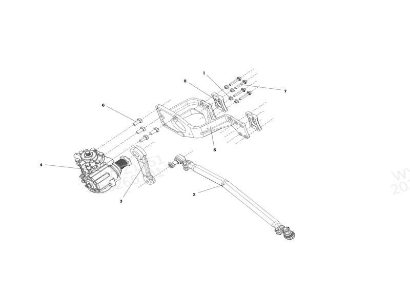 Shacman H3000 Steering Transmission
