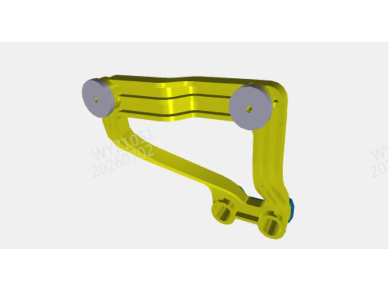 Shacman H3000 Sunshade Left Outer Bracket Assembly-High Roof