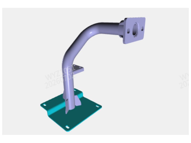 Shacman H3000 Upper Left Pedal Bracket Assembly