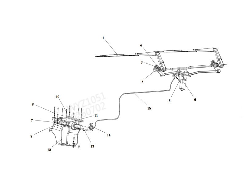 Shacman H3000 Window Glass Cleaning System