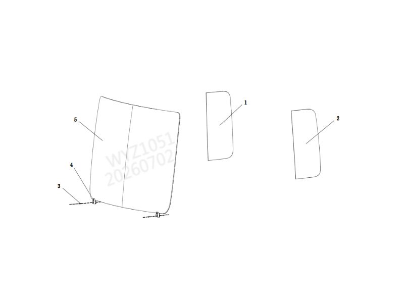 Shacman H3000 Window Glass
