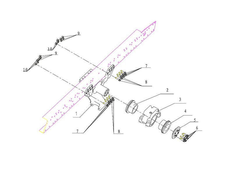 Lightweight Tractor Balance Shaft Assembly (6×4)