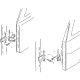 Shacman F2000 Door Hinge Leftand Right