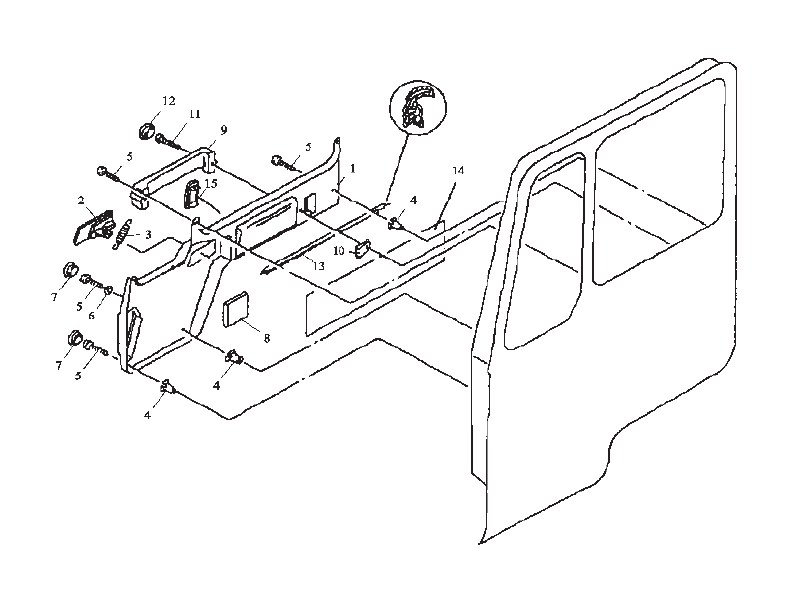 Shacman F2000 Door Paneling Left