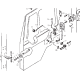 Shacman F2000 Doorarrestorand Dooractuating System Left