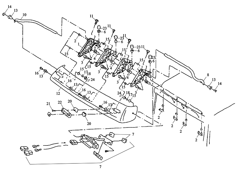 Shacman F2000/F3000 Sunshade