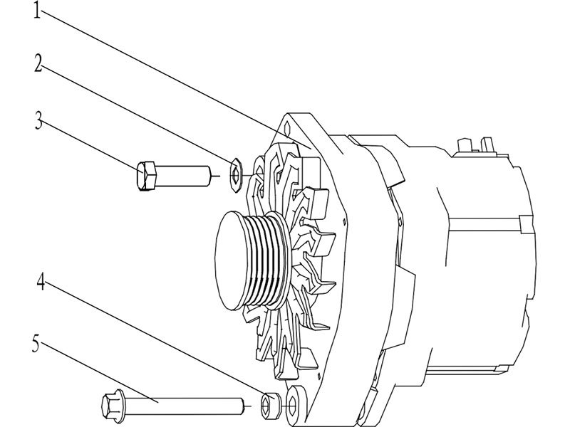 Shacman F2000&F3000 A Combined Alternater