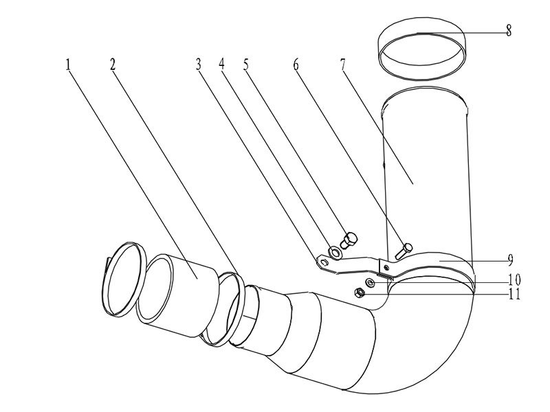 Shacman F2000&F3000 A Combined Compressor Pipeline