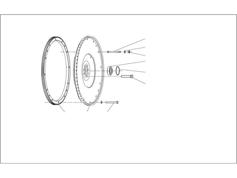 Shacman F2000&F3000 A Combined Flywheel