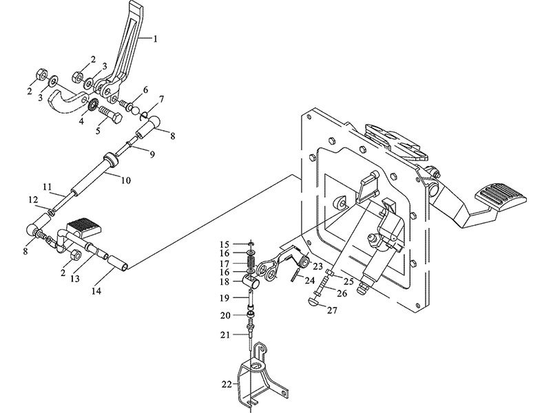 Shacman F2000&F3000 Accelerograph Control Device