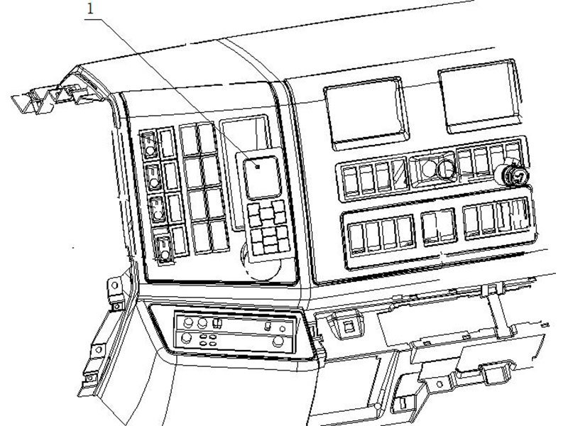 Shacman F2000&F3000 Air Condition Controller