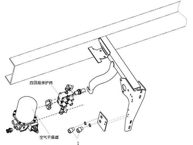 Shacman F2000&F3000 Air Pressure Sensor