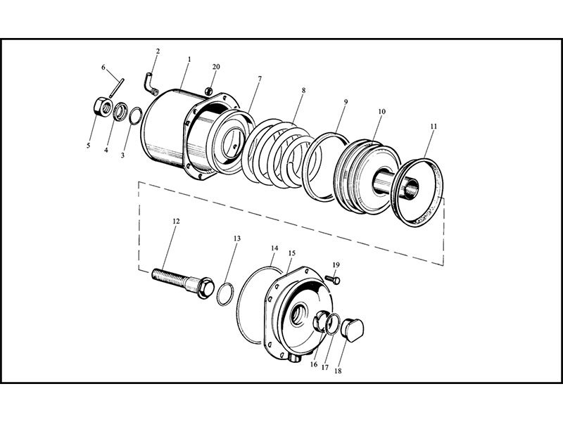 Shacman F2000&F3000 Aux.Brake Chamber