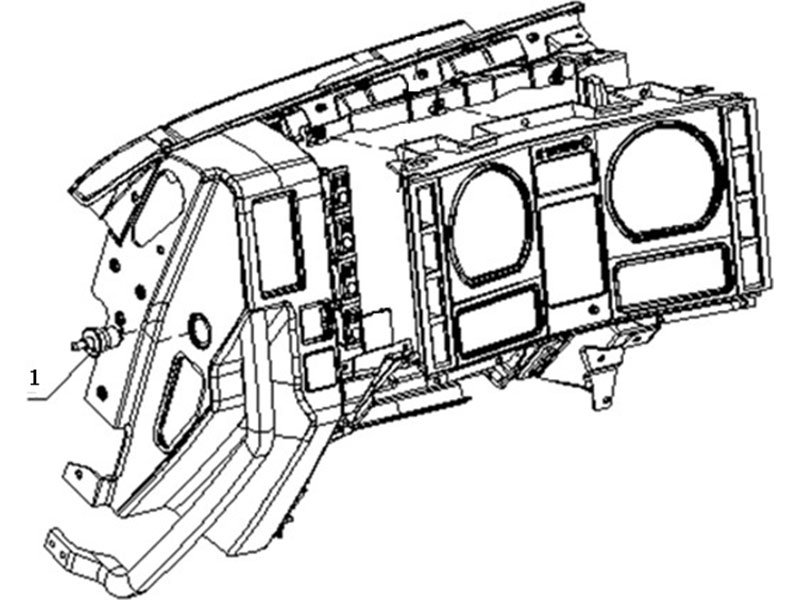 Shacman F2000&F3000 Cab Inner Electronical Device