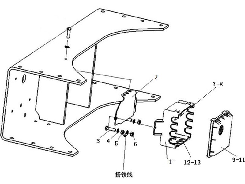 Shacman F2000&F3000 Chassis Electric Tractor Man Frame