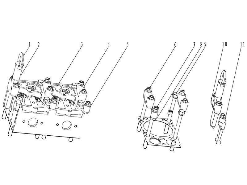 Shacman F2000&F3000 Cylinder Head Assembly