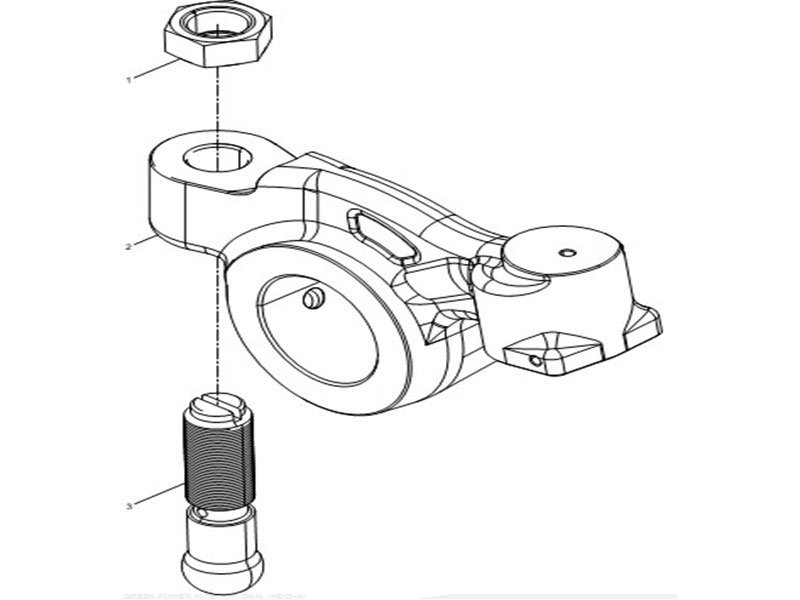 Shacman F2000&F3000 EVB Exhaust Rocker Arm Set