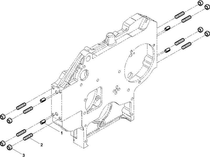 Shacman F2000&F3000 Engine Bracket Group