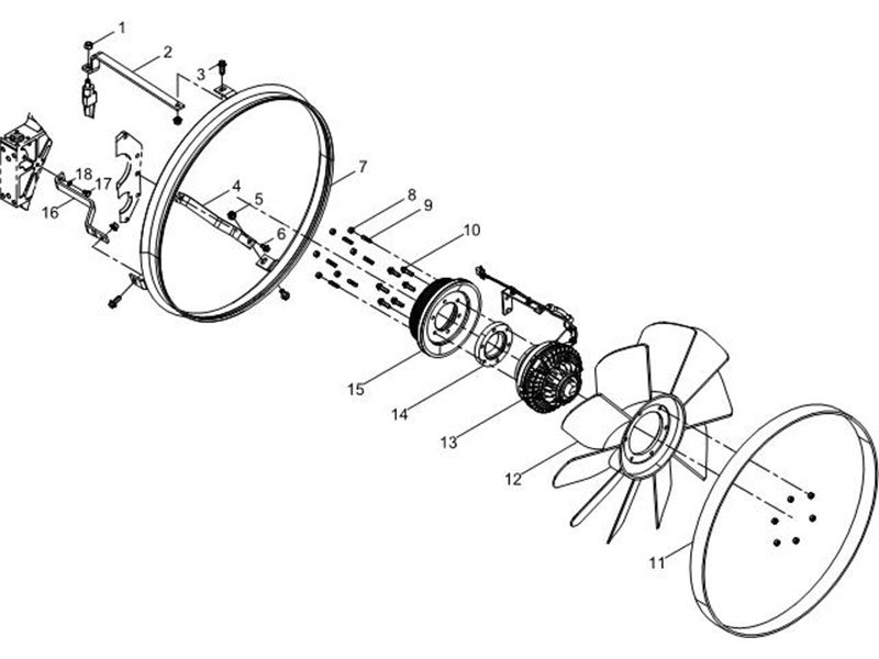 Shacman F2000&F3000 Fan And Hub Group