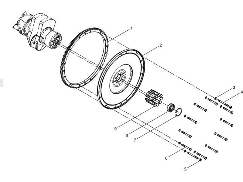 Shacman F2000&F3000 Flywheel Group