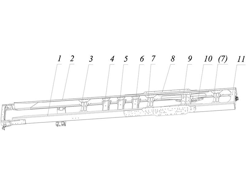 Shacman F2000&F3000 Fram Assy