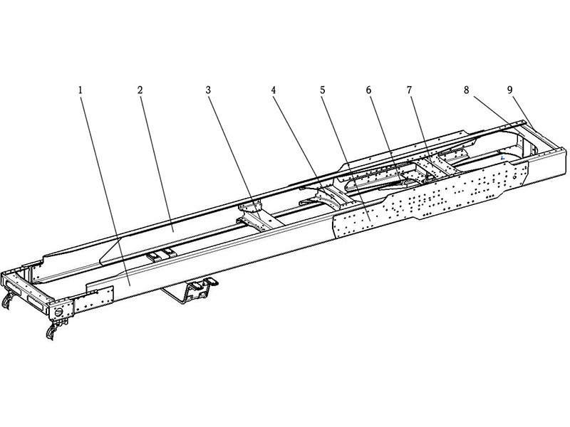 Shacman F2000&F3000 Fram Assy