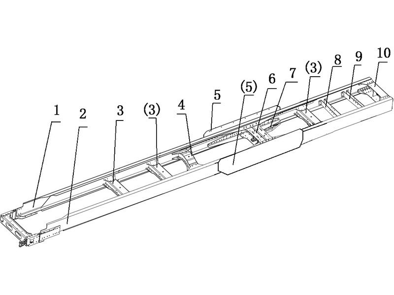 Shacman F2000&F3000 Fram Assy