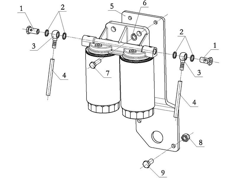 Shacman F2000&F3000 Fuel Tank Assembly