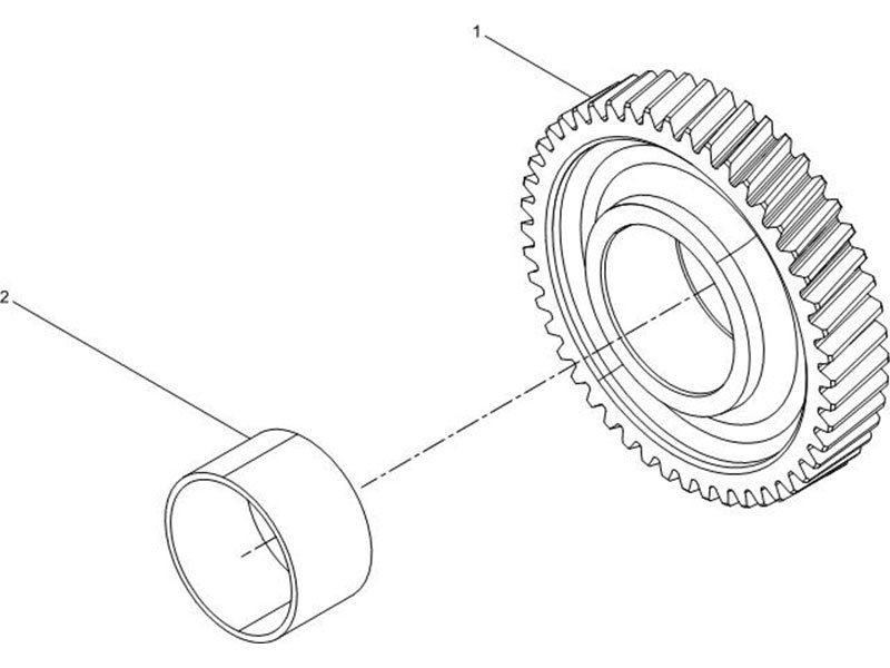 Shacman F2000&F3000 Intermediate Gear Assembly