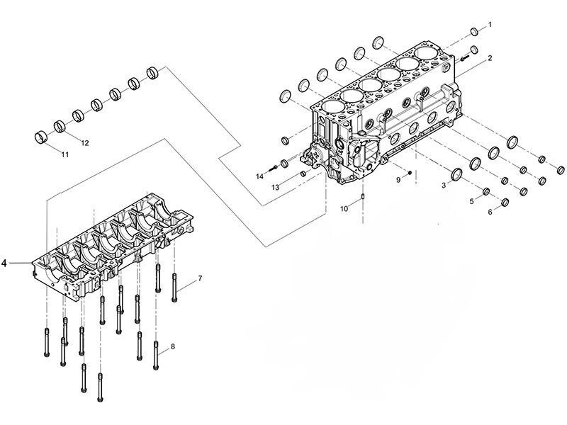 Shacman F2000&F3000 Pre-Assembled Cylinder Block