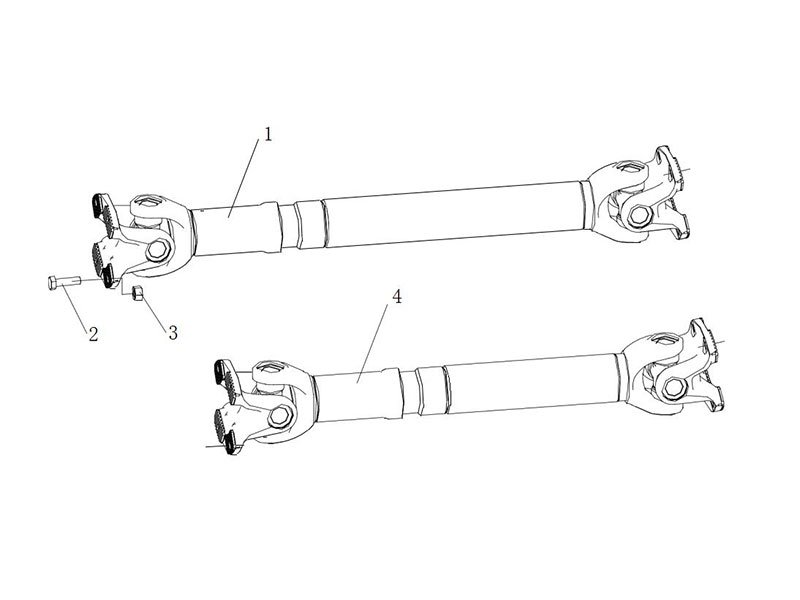 Shacman F2000&F3000 Propeller Shaft System